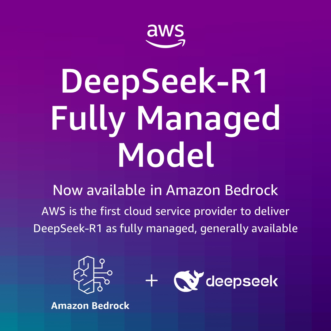 AWS Leads Cloud AI: First to Launch Fully Managed DeepSeek-R1